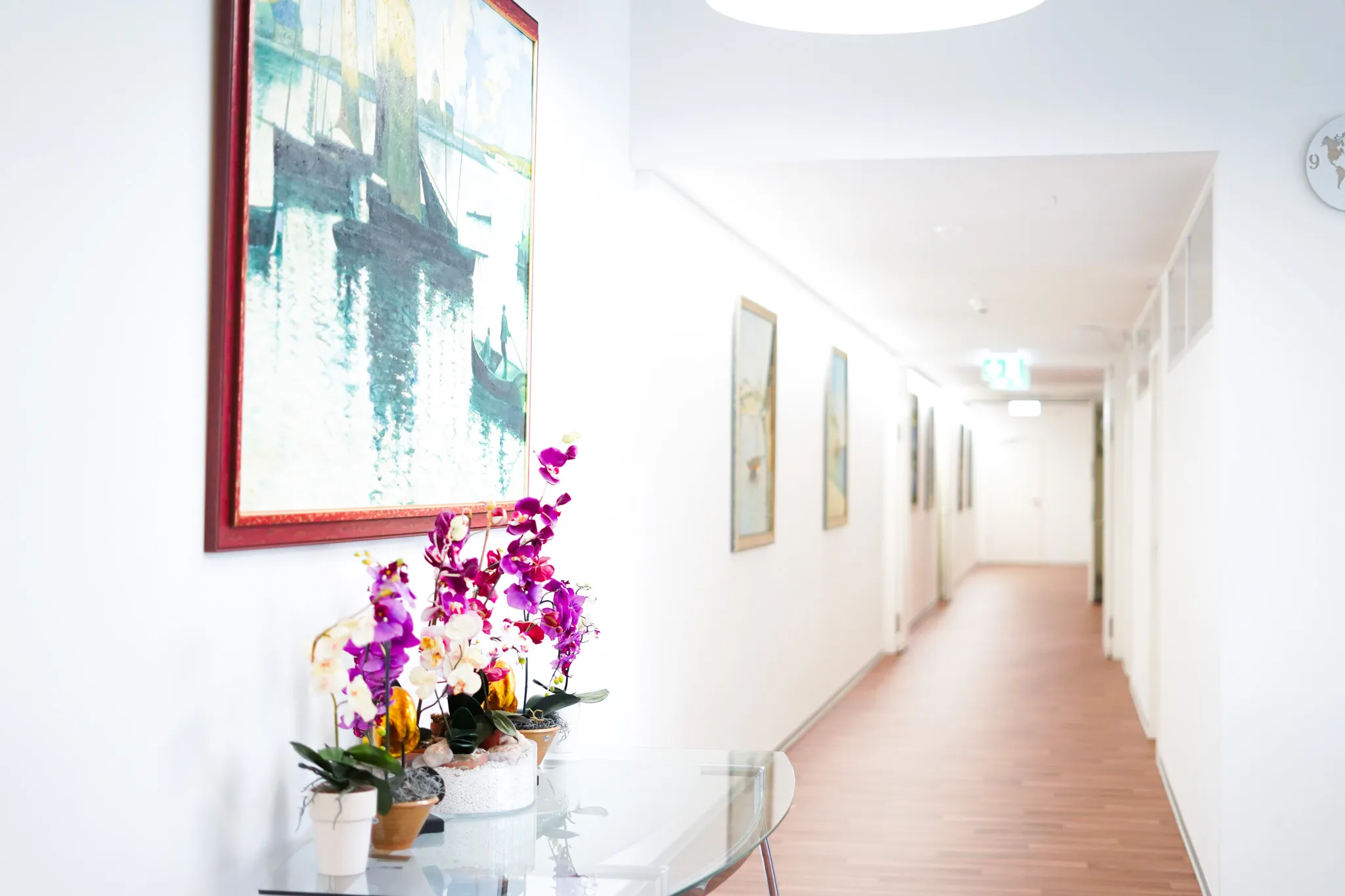 Salle d'attente de la clinique dentaire