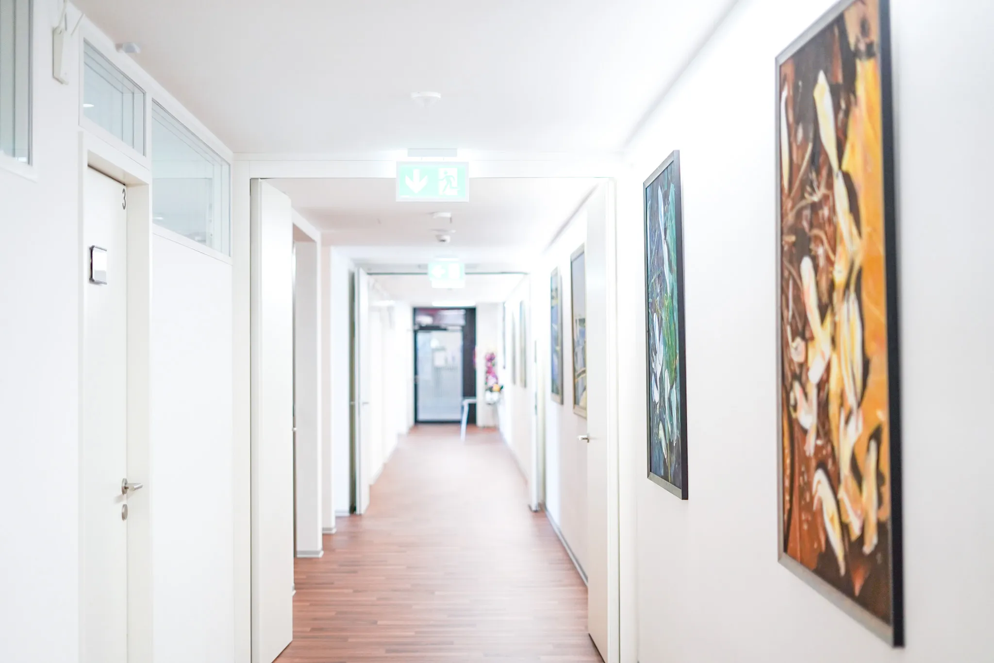 couloir de la Clinique dentaire